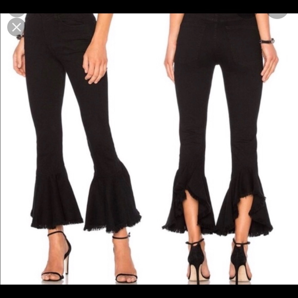 C of H ruffled jeans
